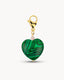 Charm heart Malaquita