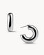 Pendientes Bold ligeras color plata
