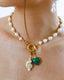 Charm heart Malaquita