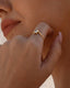 Anillo de diamante en zircón Delicado