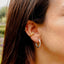 Argollas Pure Gold color plata - Pialu💧 Waterproof Jewels-